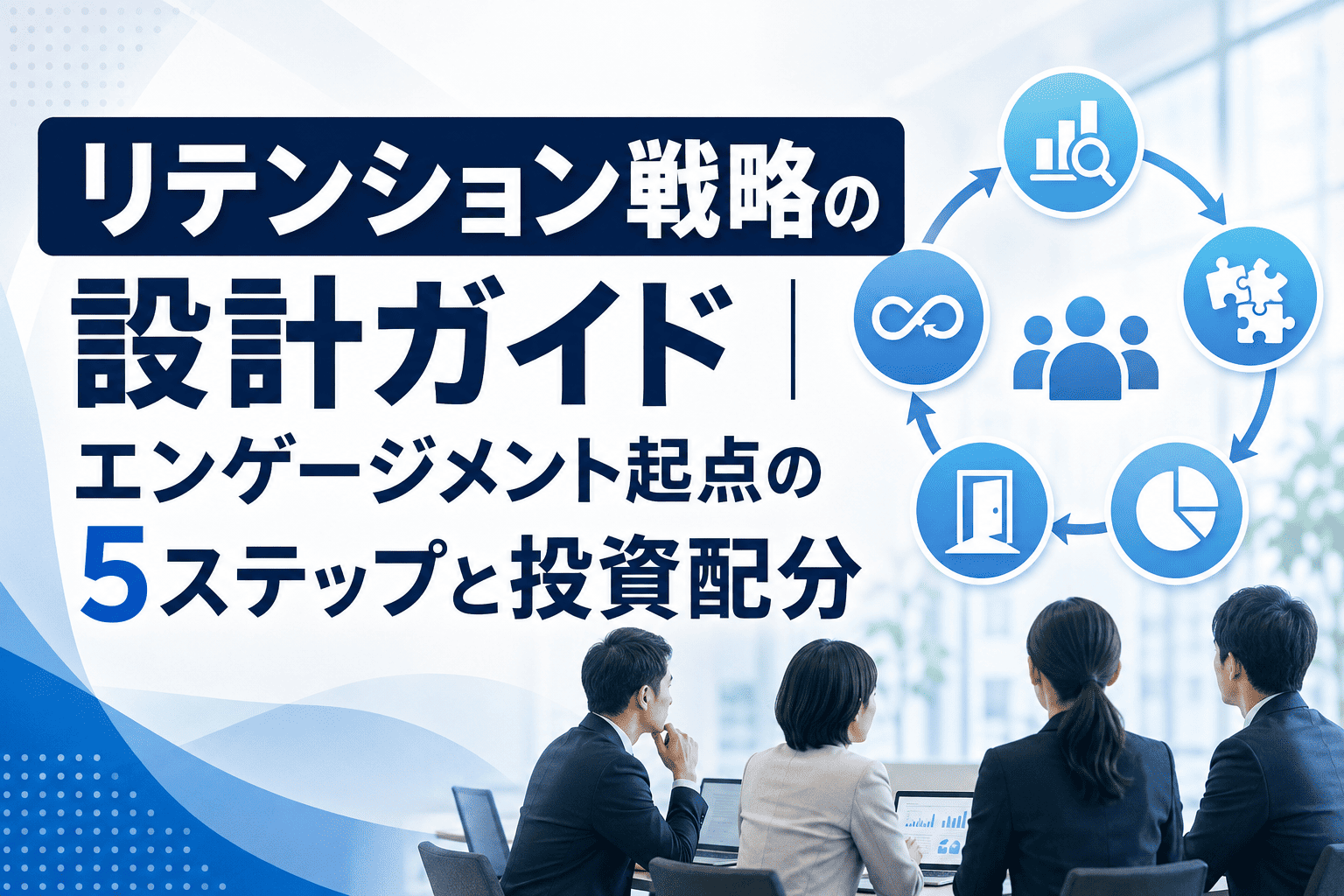 リテンション戦略の設計ガイド｜エンゲージメント起点の5ステップと投資配分