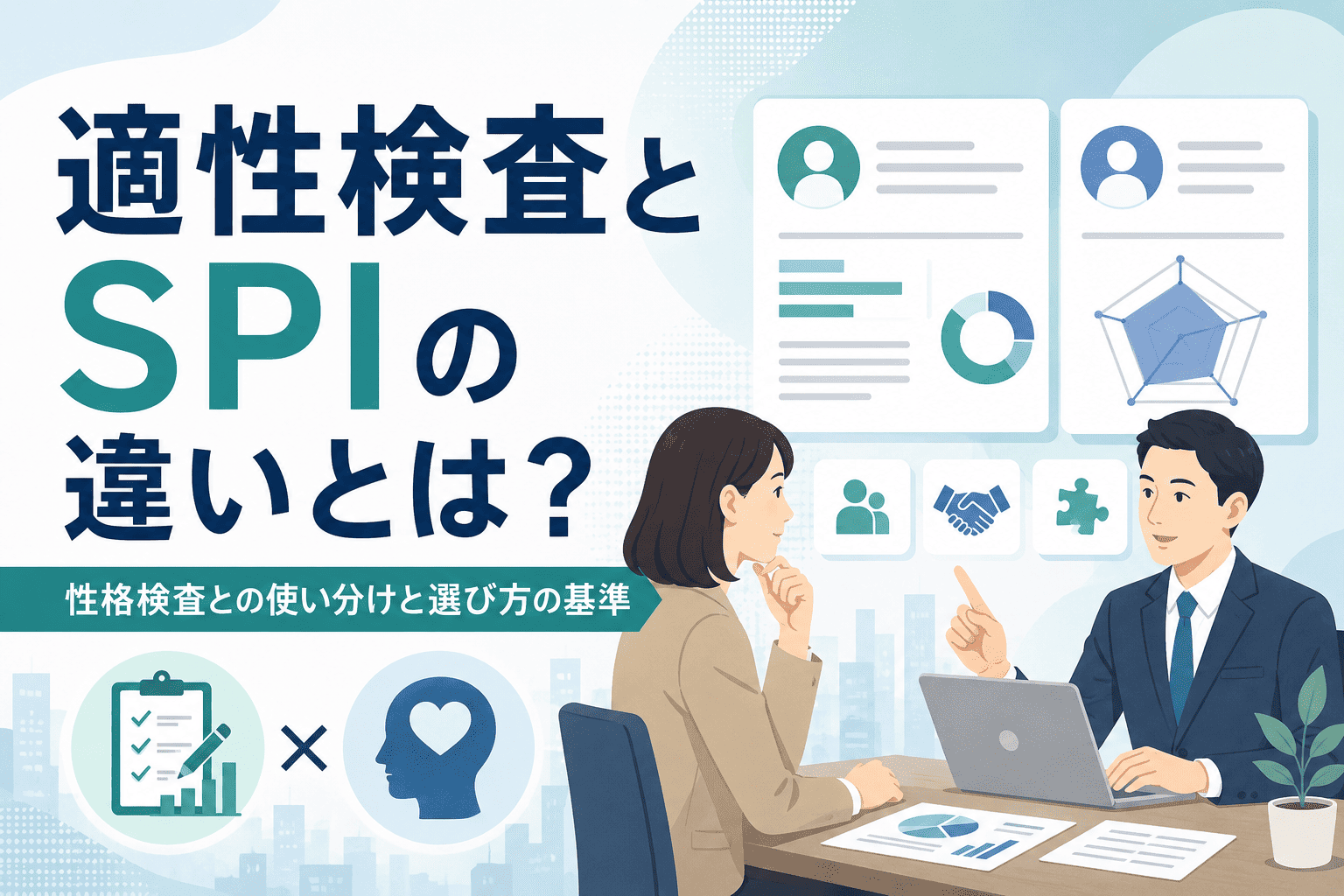 適性検査とSPIの違いとは?性格検査との使い分けと選び方の基準