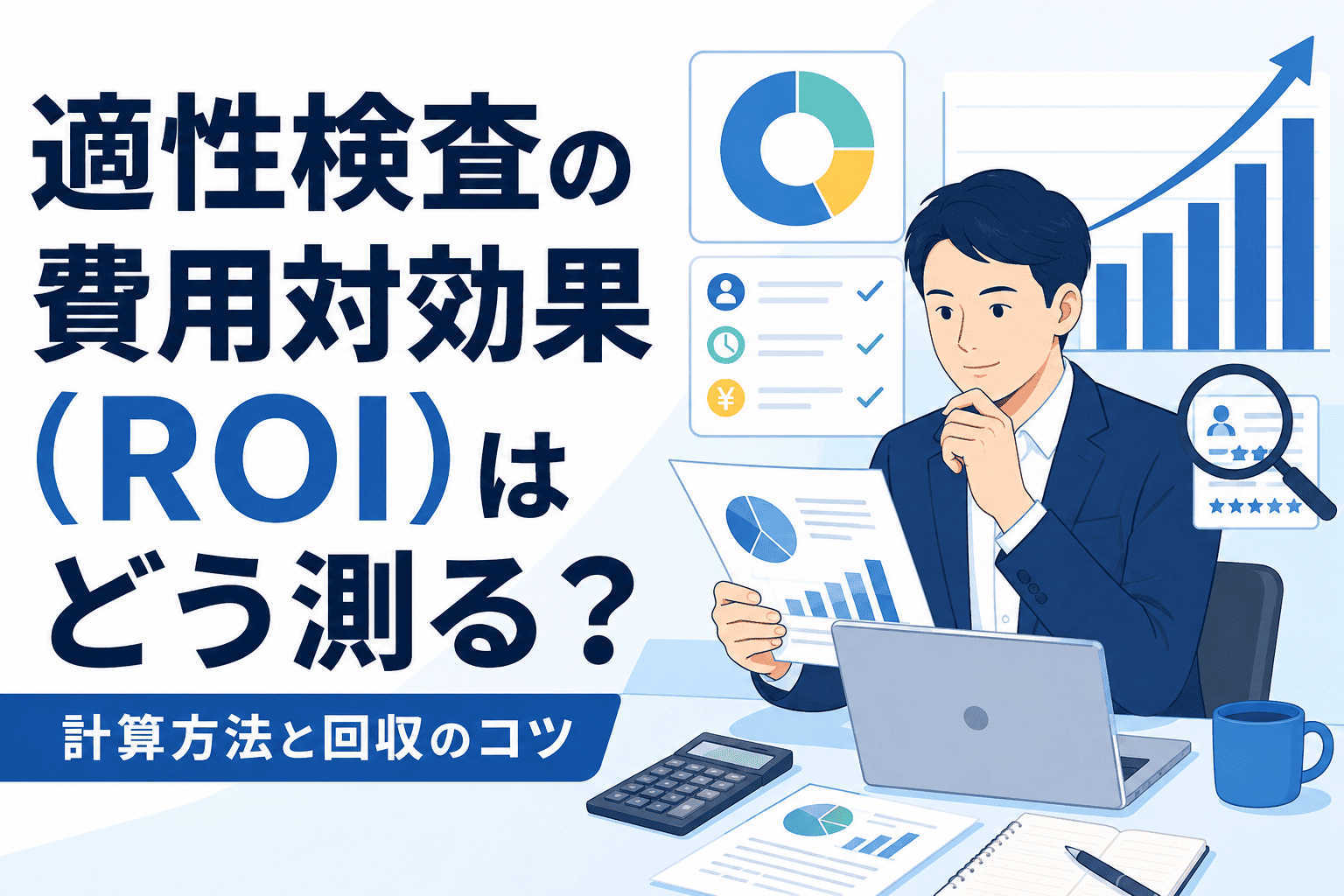 適性検査の費用対効果(ROI)はどう測る?計算方法と回収のコツ